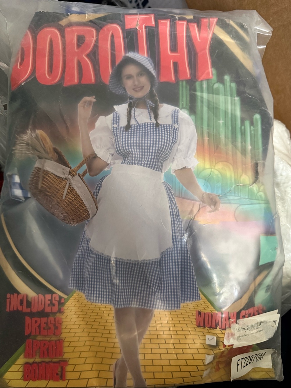 The Wizard of Oz Dorothy Costume women size medium